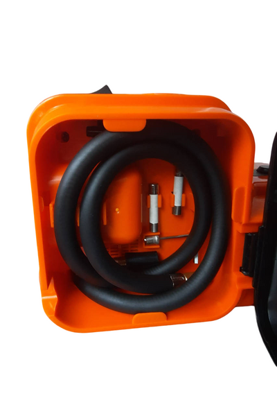 Електричний домкрат 3в1 12V, 5Т &mdash; Домкрат, Компресор, Ліхтар / Електрогідравлічний для авто HM-domkrat фото
