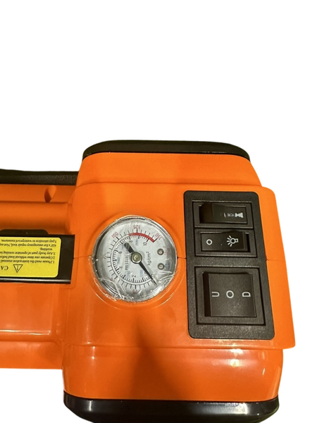 Електричний домкрат 3в1 12V, 5Т &mdash; Домкрат, Компресор, Ліхтар / Електрогідравлічний для авто HM-domkrat фото
