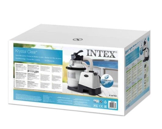 Пісочний фільтр насос для басейну Intex 26644, 4500 л/ч, 12 кг 26644 фото