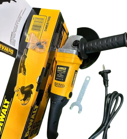 Електрична шліфмашина DeWalt DWE8110S (900 Вт, 125 круг) / Болгарка Деволт DWE-8110S фото