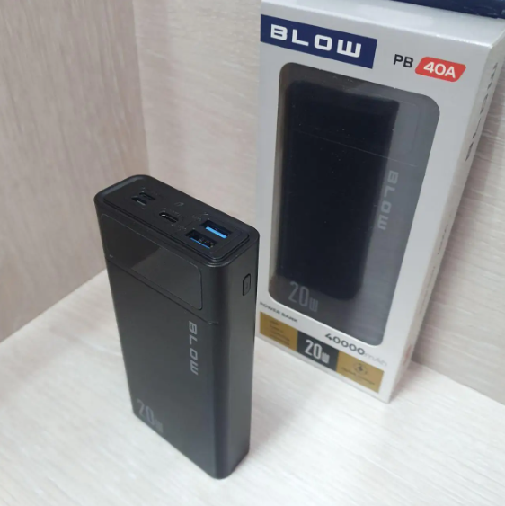 Повербанк BLOW Power Bank 40000 mAh 2xUSB QC PB40AUSB-C PB40AUSB-C фото