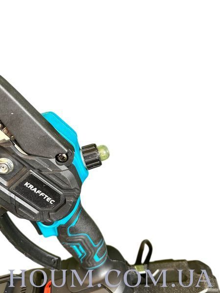 Акумуляторна міні-пила Krafftec 6" (48V 6Ah, шина 15 см) з автоматичним мастилом ланцюга HM-1201 фото