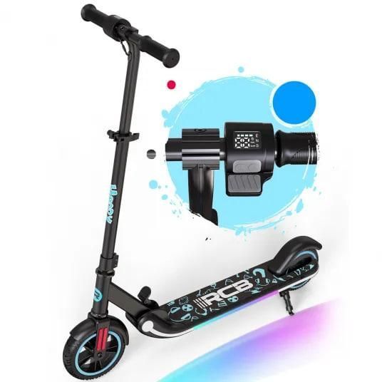 Дитячий електросамокат RCB R11, 150 Вт, з підсвіткою, колеса 7", складний, до 50 кг 1003251 фото