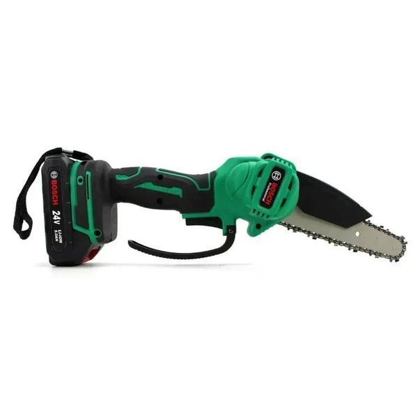 Акумуляторна міні-пила Bosch UniversalChain 18 (24V, 5Аh, шина 15 см) АКБ веткоріз Бош UnCh-18 фото