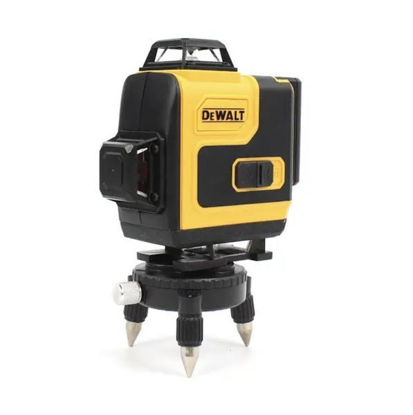 Акумуляторний лазерний нівелір DeWalt DCLE34031N 4D-16лінійний рівень (3.7V, 5AH) / Рівень зі штативом Девольт HM-DCLE34031N фото