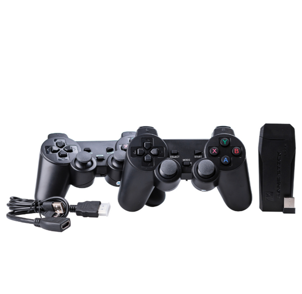 Ігрова приставка M8 Mini Game Stick 10000 ігор 4K/HDMI/64 Gb + 2 бездротових джойстика IP-510 фото