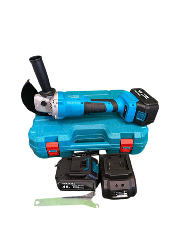 Акумуляторна болгарка Krafftec GWS-48 PRO (48V, 4Ah) з регулятором обертів / КШМ Крафтек HM-GWS-48 фото