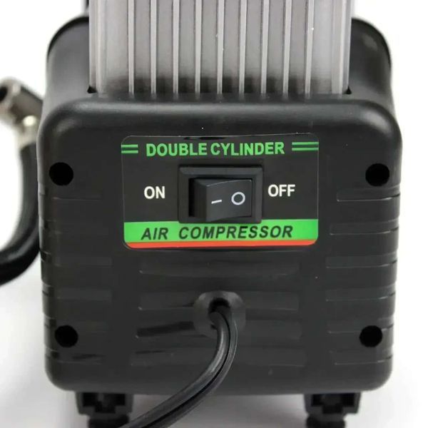 Двопоршневий компресор з інструментом DeWalt (72л/хв 12 V, 30A), повітряний електричний автокомпресор DW12-30 фото