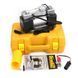 Двопоршневий компресор з інструментом DeWalt (72л/хв 12 V, 30A), повітряний електричний автокомпресор DW12-30 фото 3