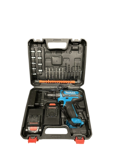 Шурупокрут Makita 331DWE (24 V, 5.0 AH) з набором інструментів, запасний акумулятор 331-24-5 фото