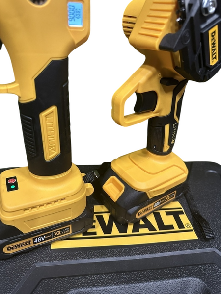 Набір 2в1 АКБ DeWalt 48V (Секатор DCMPP540P1 + пила DCM190HN ) / Набір 2в1 Деволт DWLT-540-190 фото